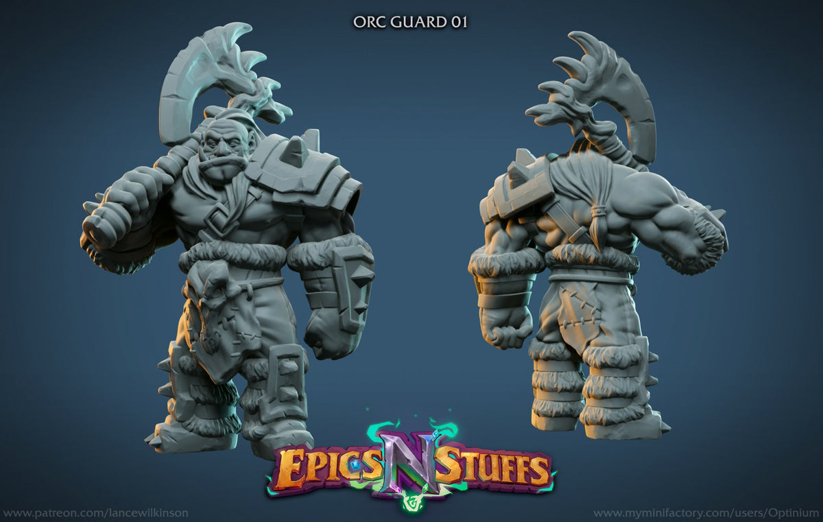 Orc Guard 1 resin figure