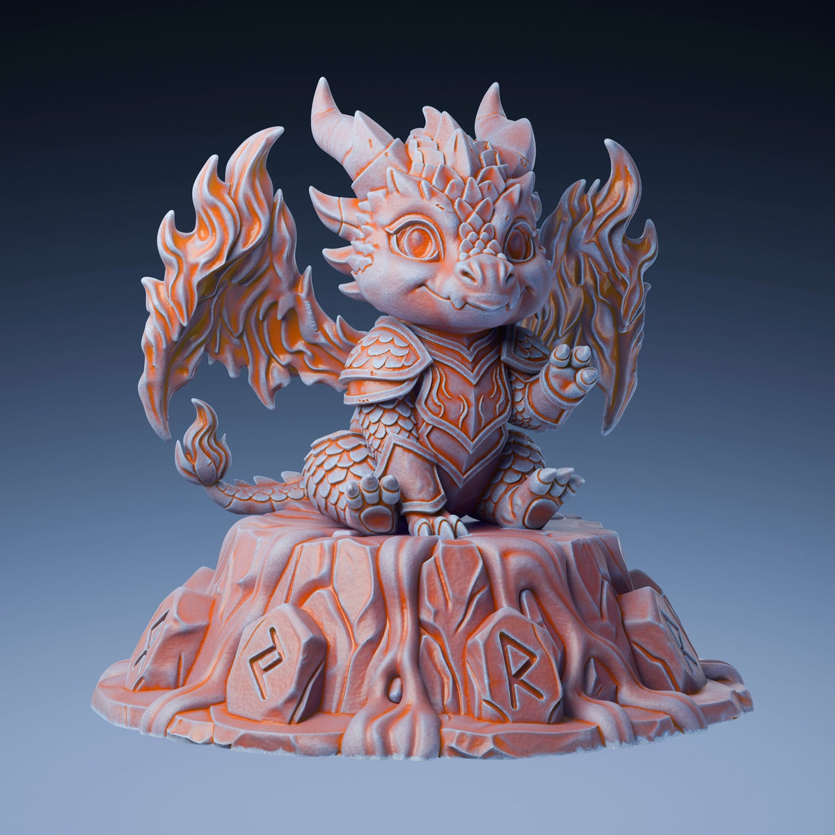 Drakar Familiar resin figure