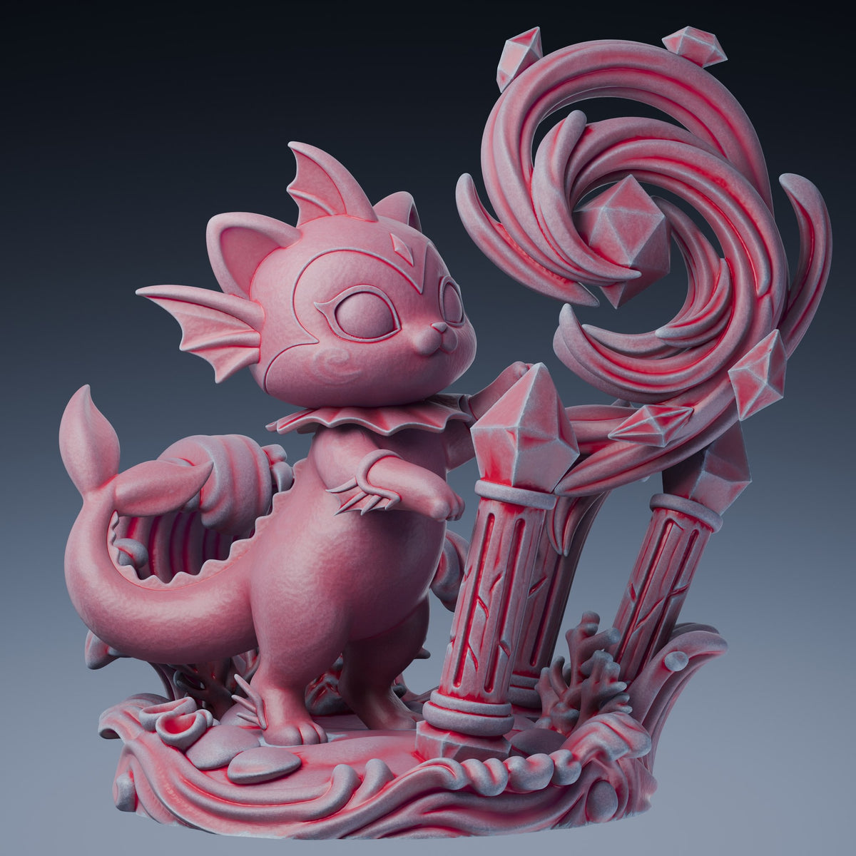 Aqua Familiar resin figure