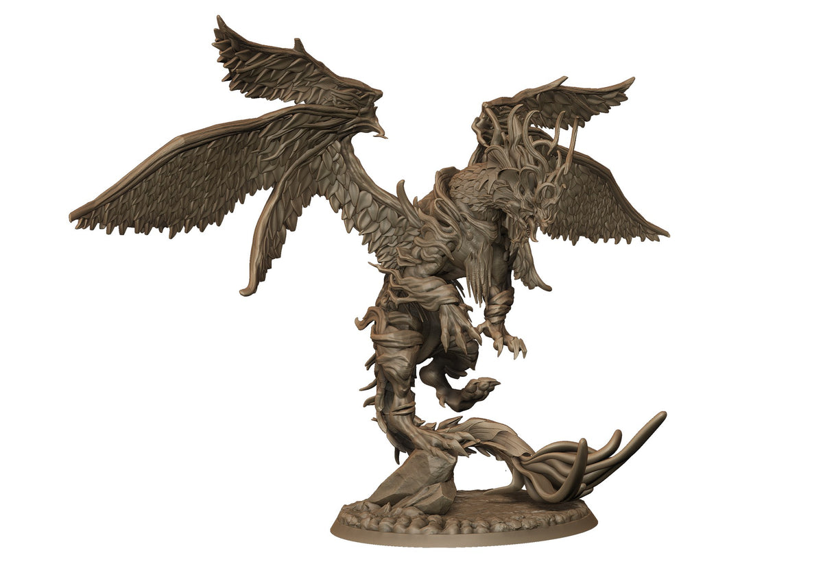 Ancient Dragon resin figure