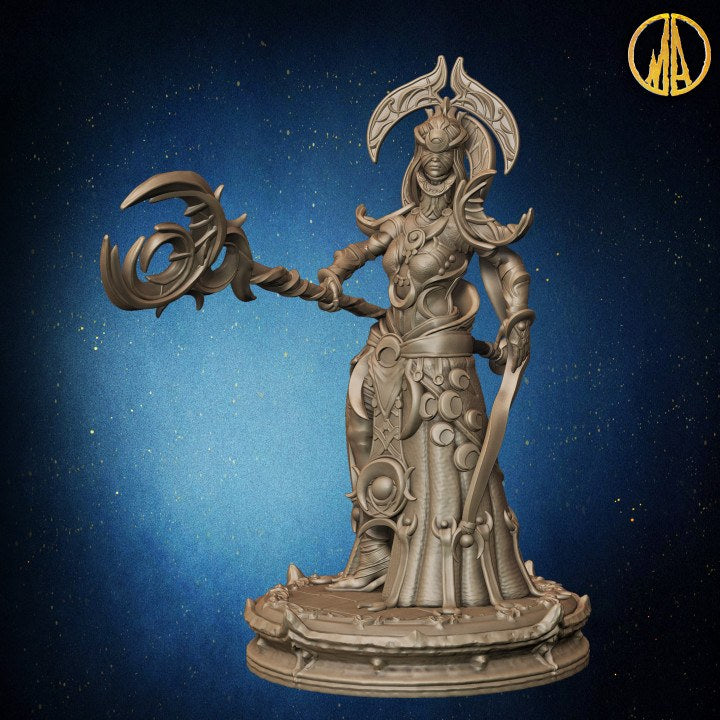 Moon Priestess resin figure