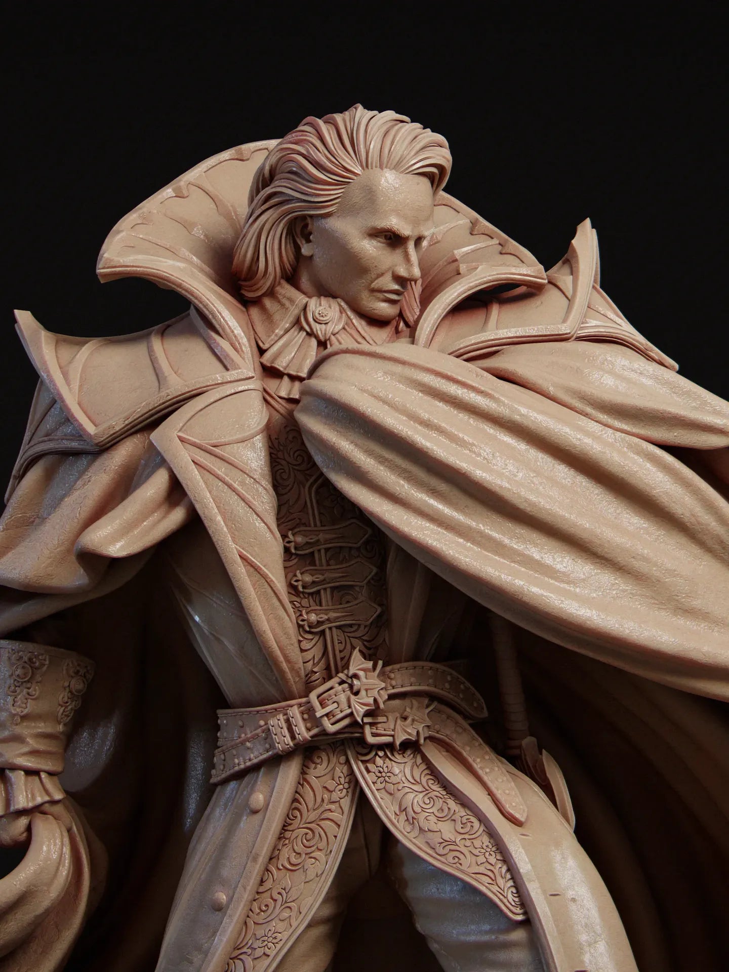 Morvain the Vampire Lord | 32mm–140mm | 3D Printed Figure | Art Piece | Nerikson | Nerdy Creations