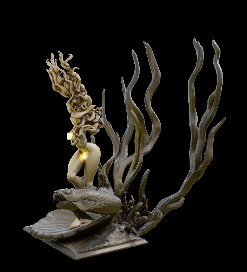 Fairy Tale Pinups: Little Mermaid resin figure