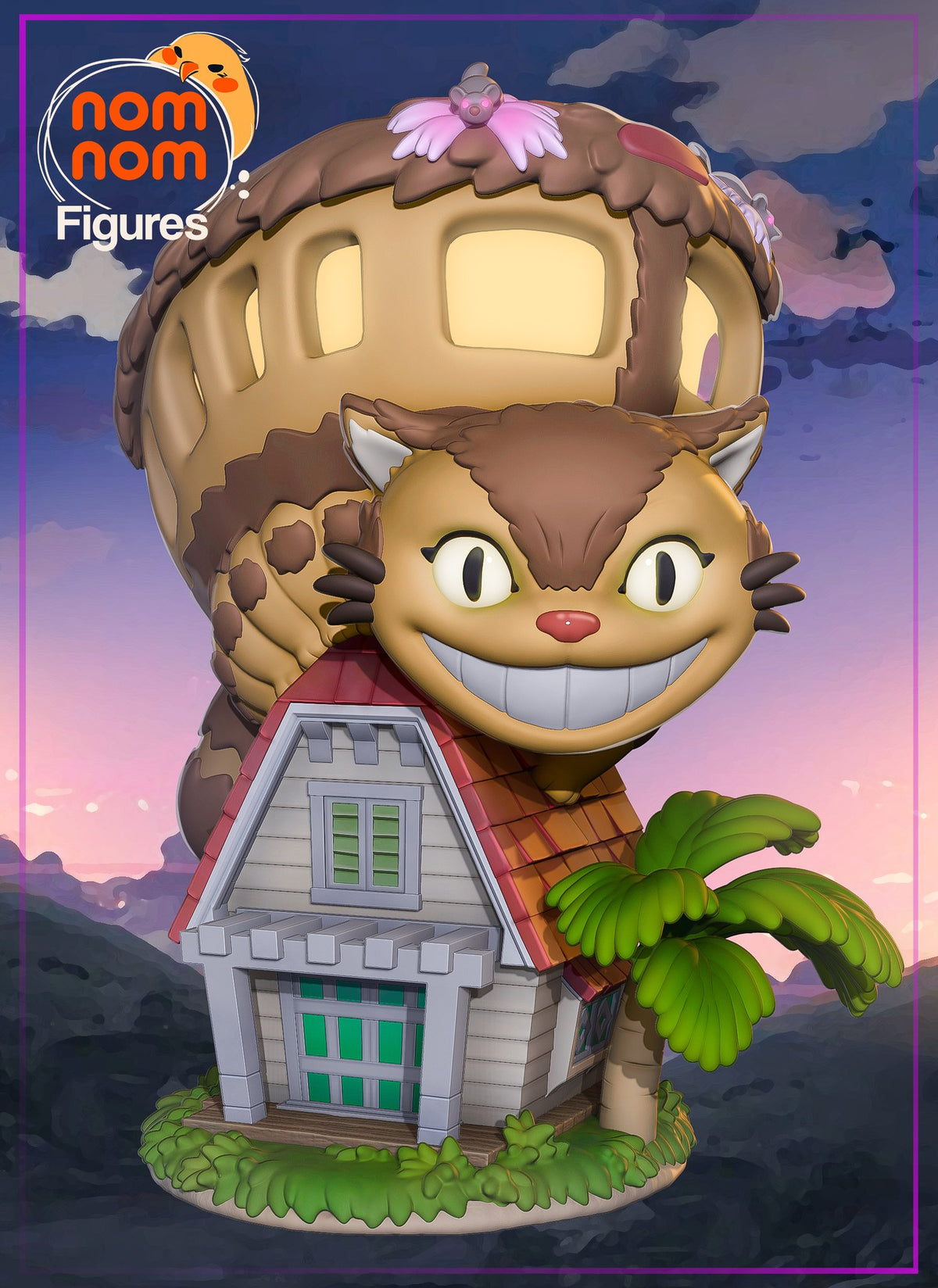 Chibi Catbus resin figure