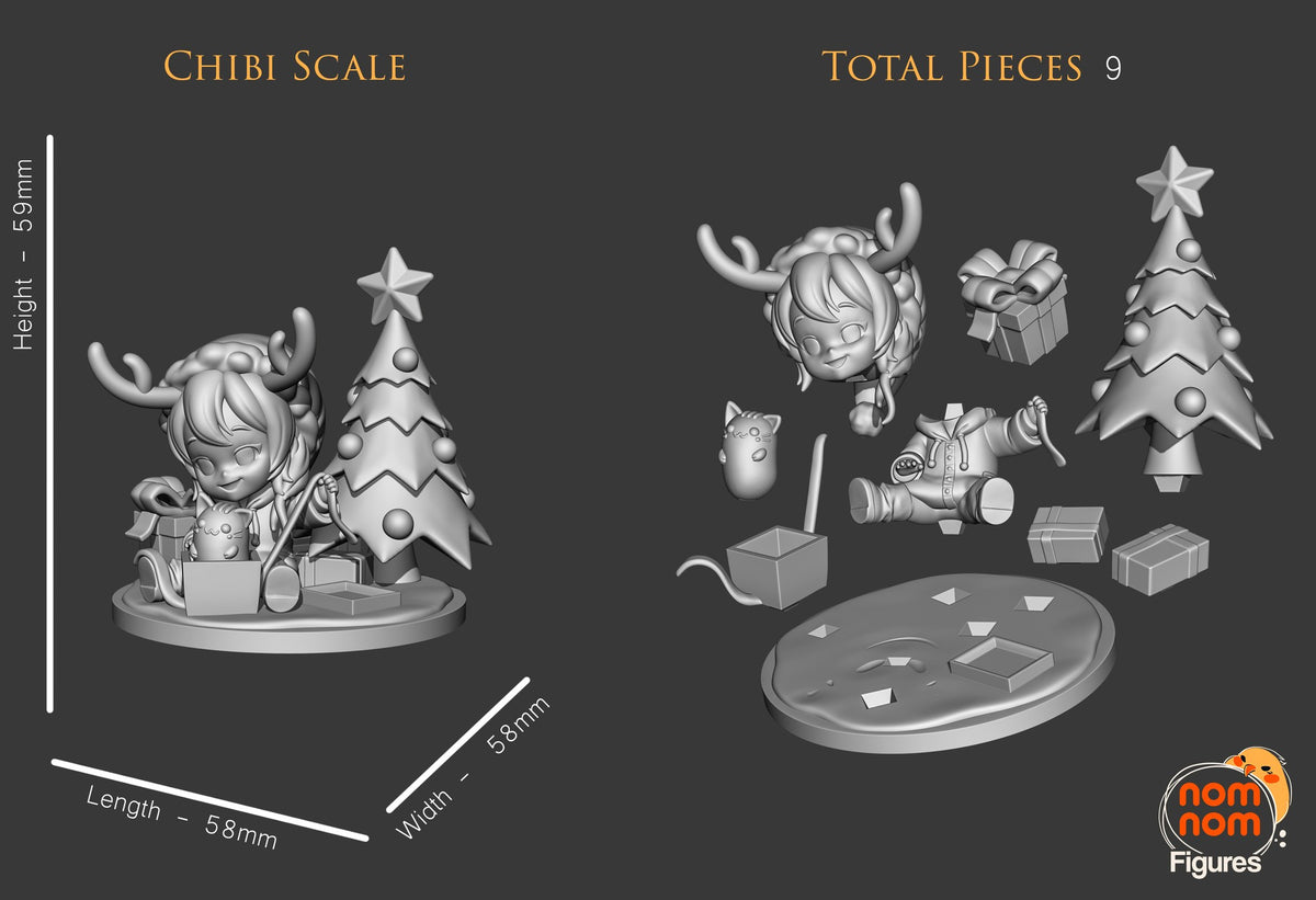 Chibi Nomi resin figure