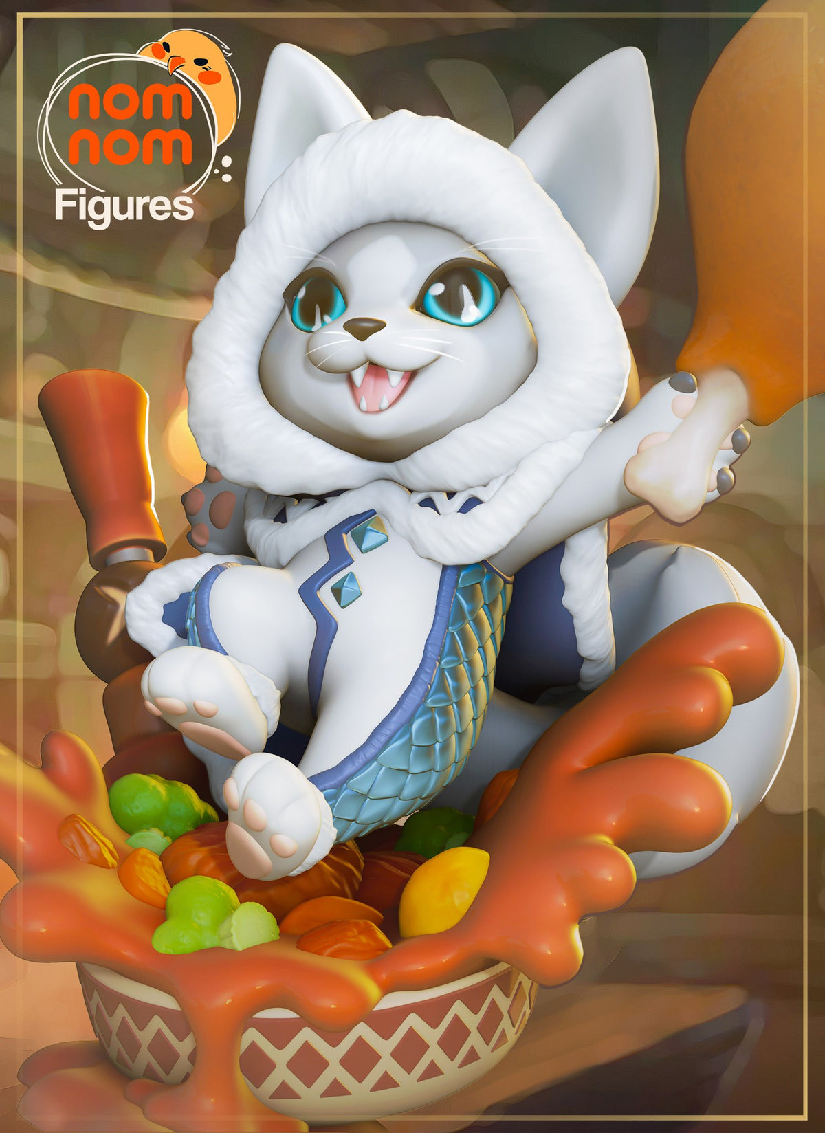 Chibi Palico resin figure