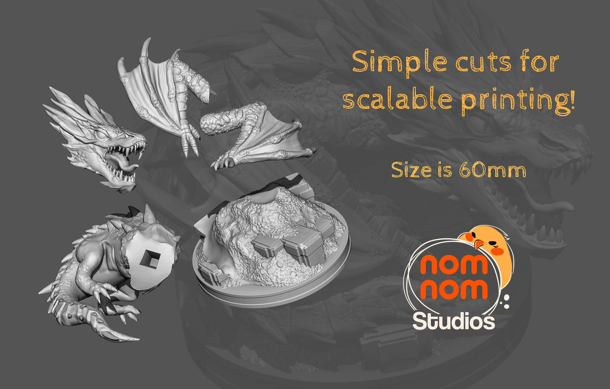 Chibi Smaug resin figure