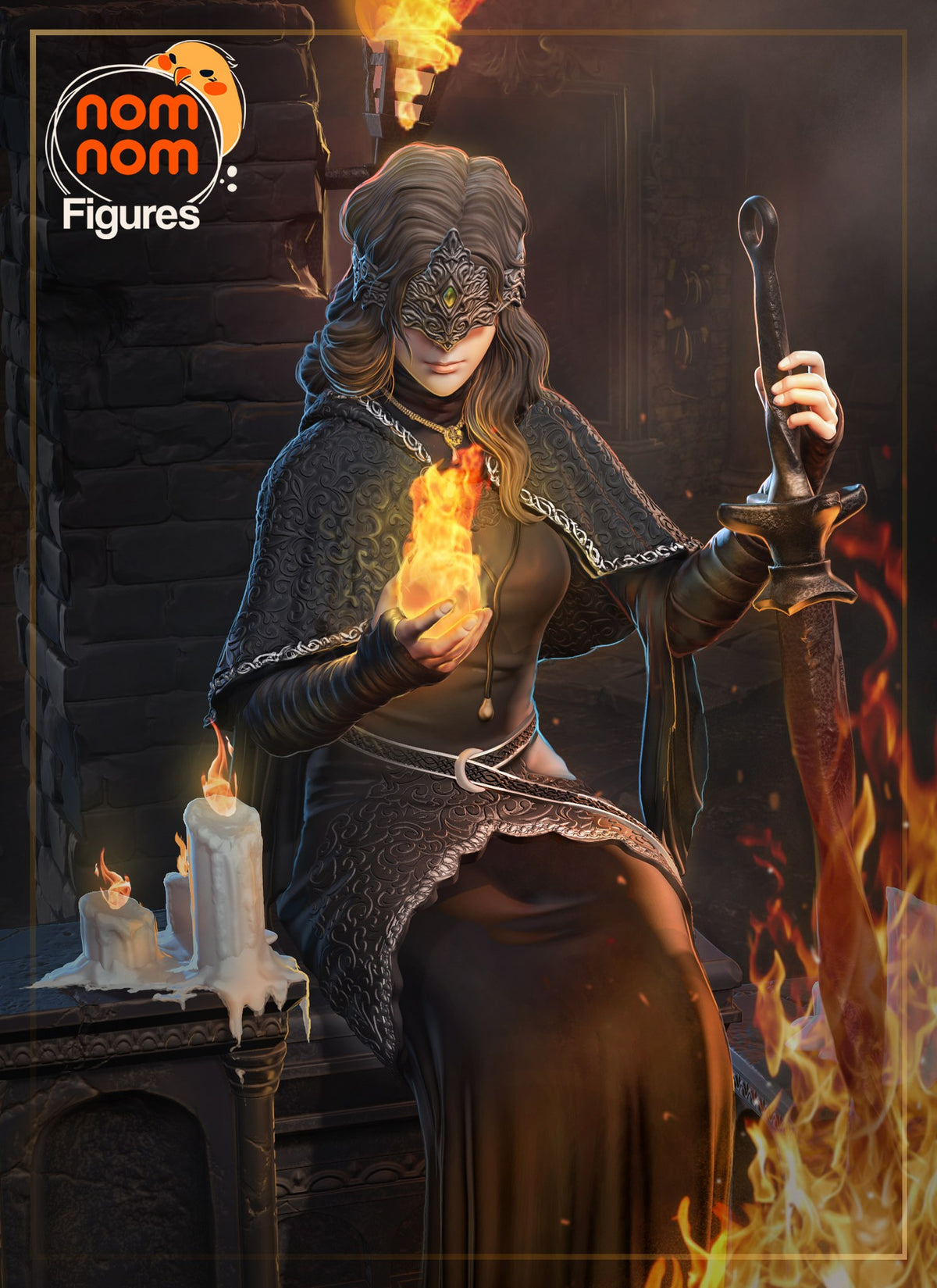 Fire Keeper resin figure