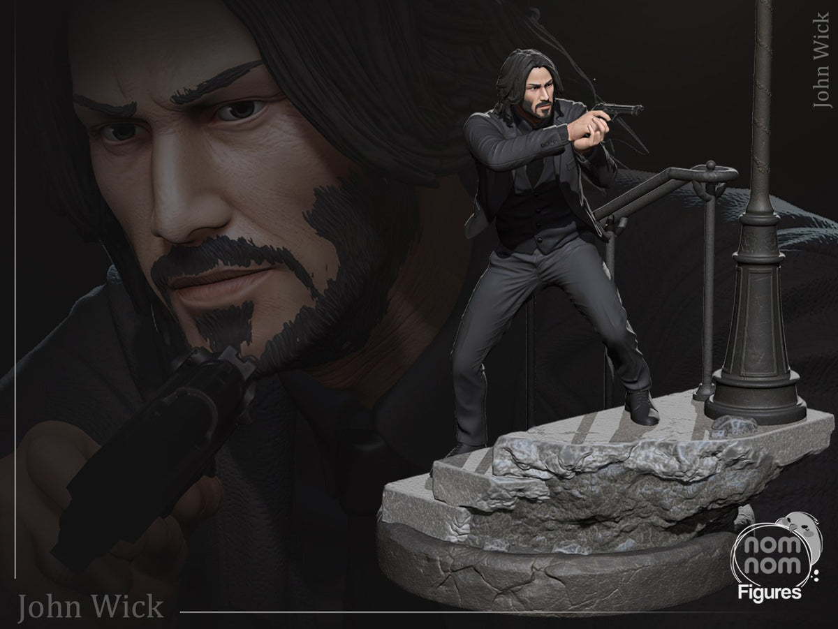 John Wick resin figure
