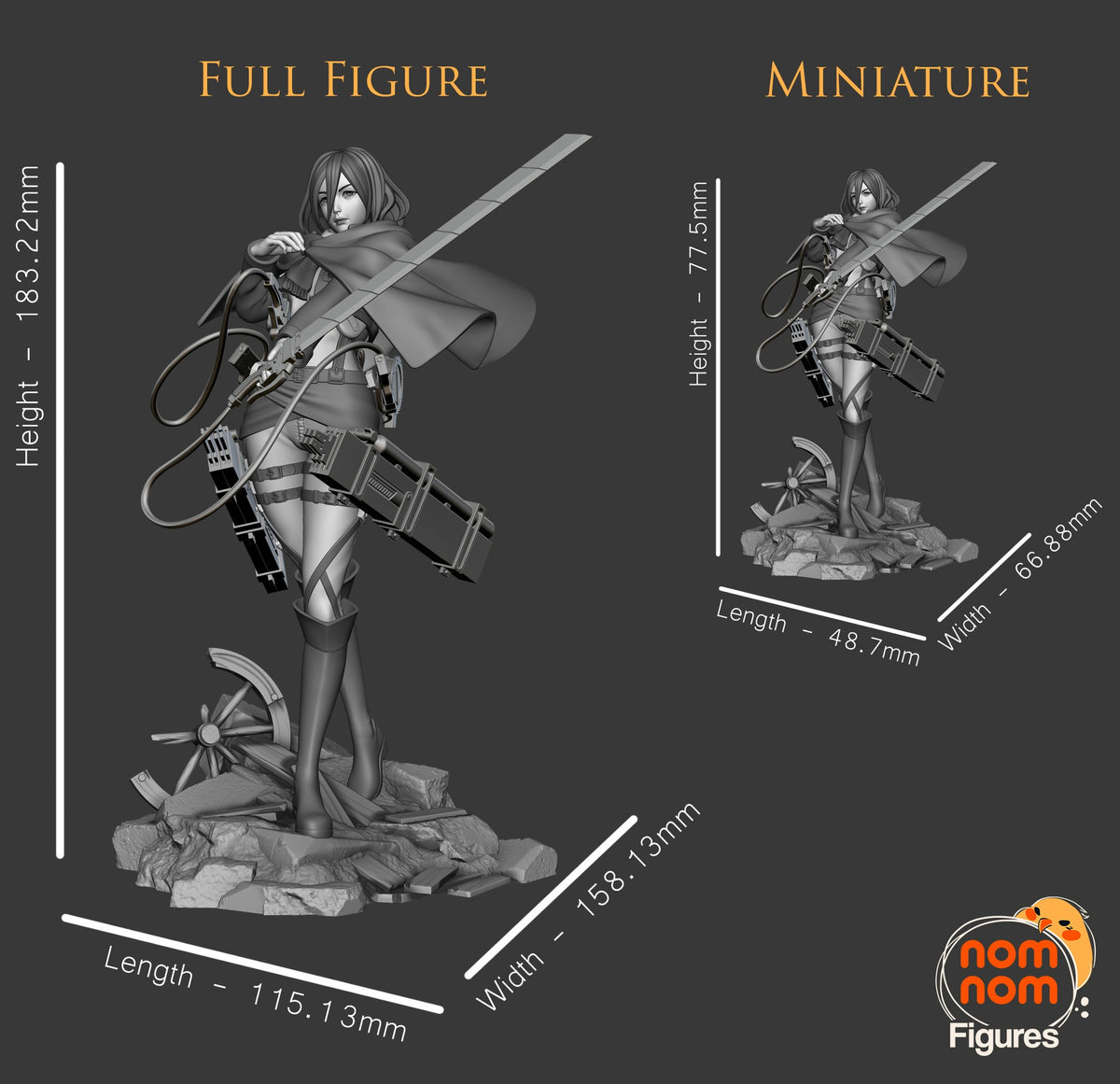 Mikasa Ackerman resin figure