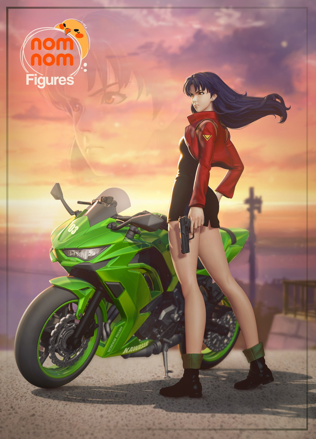 Misato Katsuragi resin figure