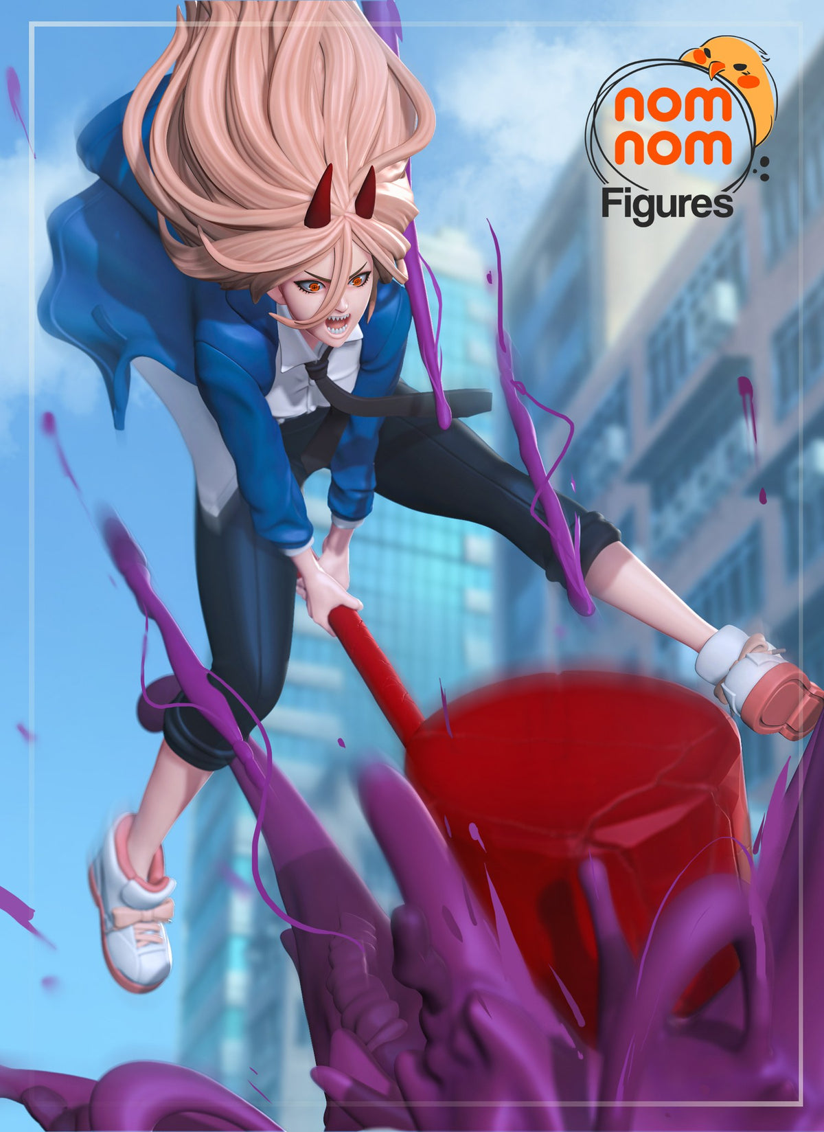 Power resin figure