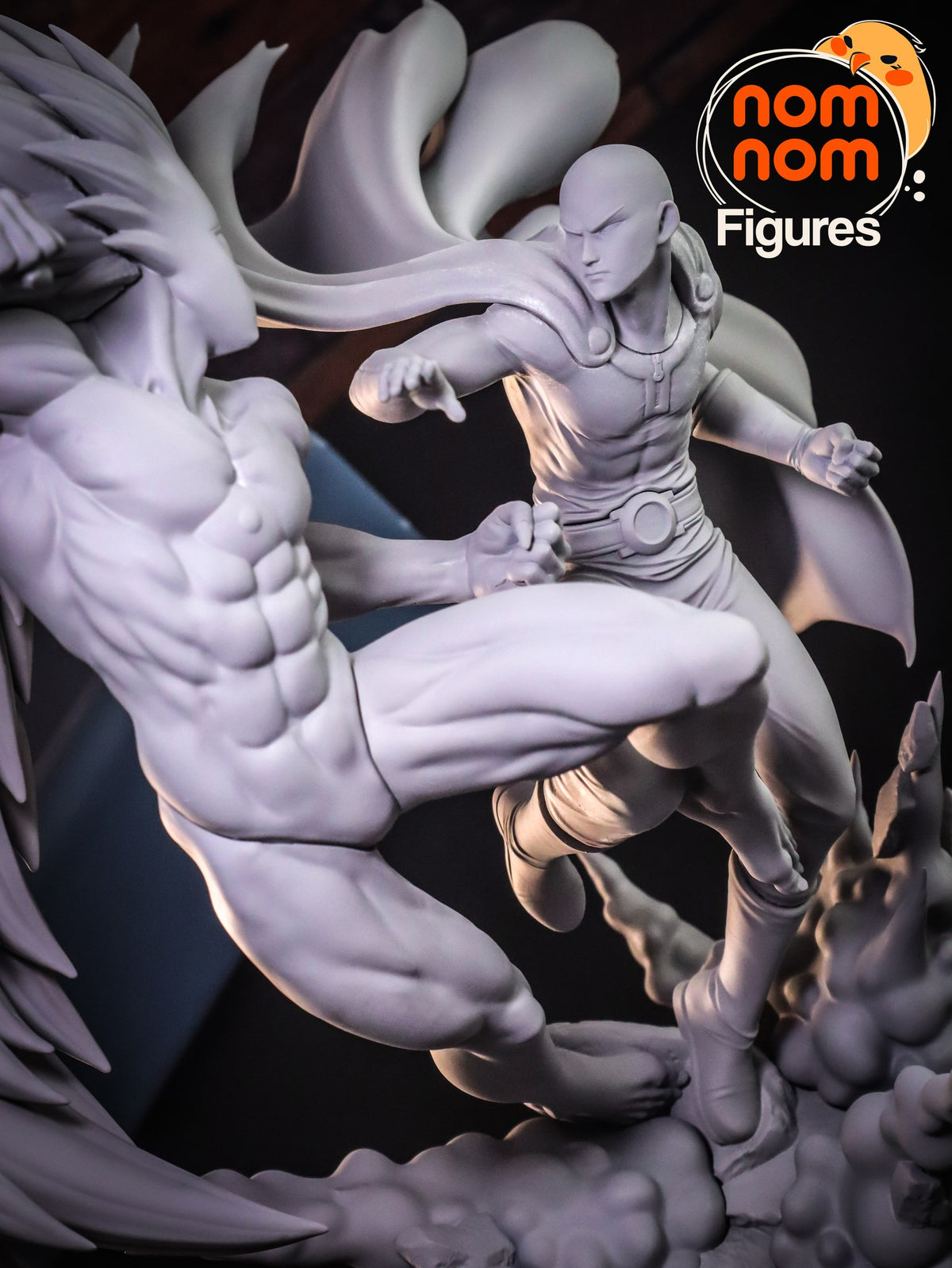 Saitama vs Boros resin figure