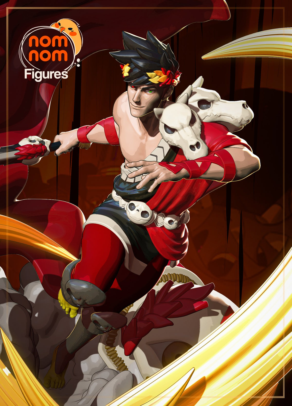 Zagreus resin figure