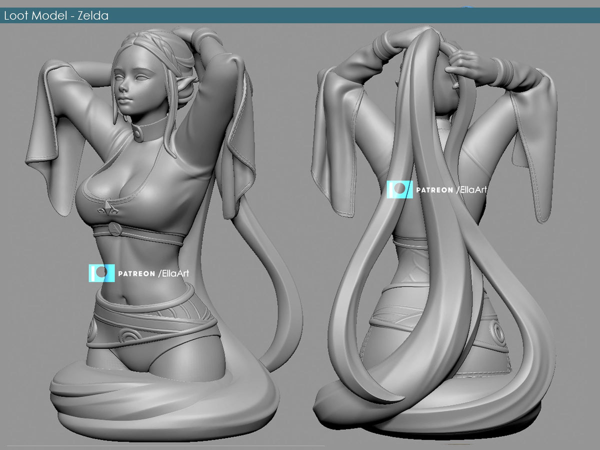 Princess Zelda (Half-Body) resin figure