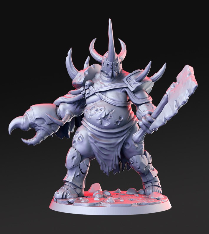Atlas resin figure
