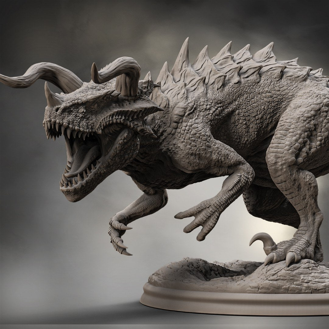 Megalotrex resin figure