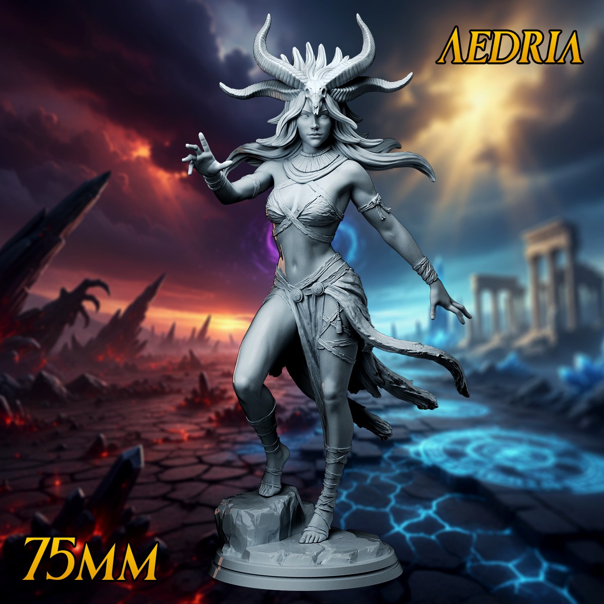 Aedria resin figure