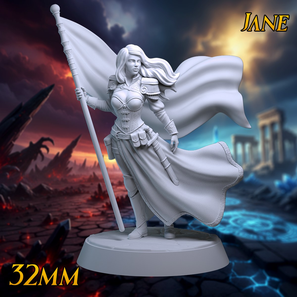 Jane resin figure