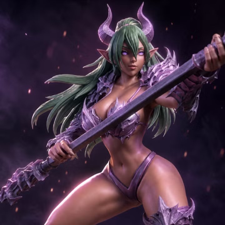 Lilith resin figure