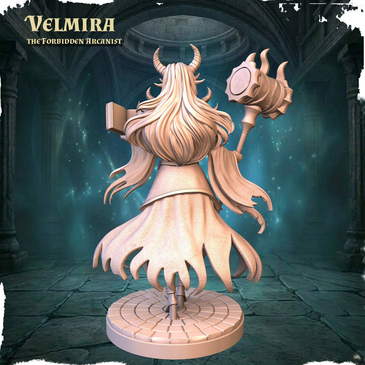 Velmira, the Forbidden Arcanist resin figure