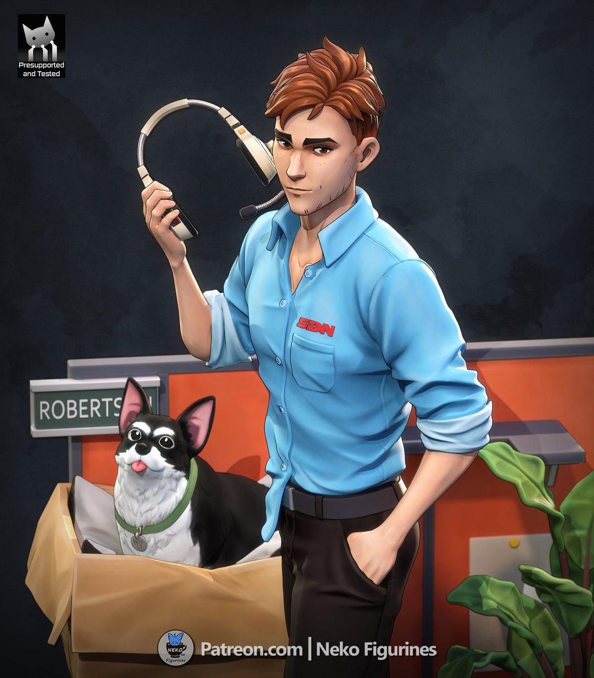 Robert (Dispatch) resin figure