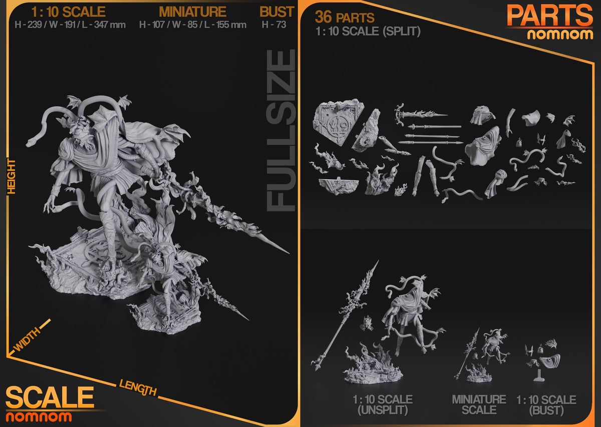 Messmer the Impaler resin figure