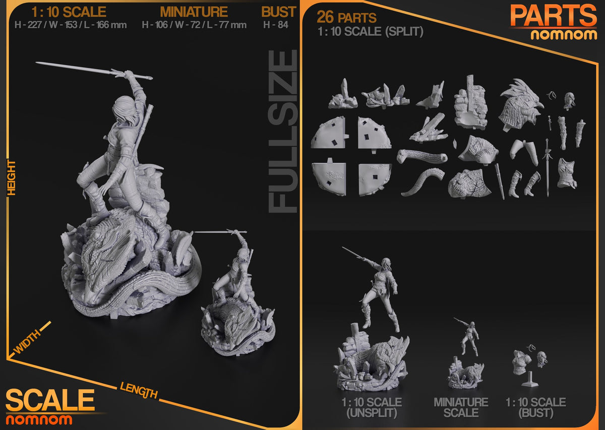 Ciri resin figure