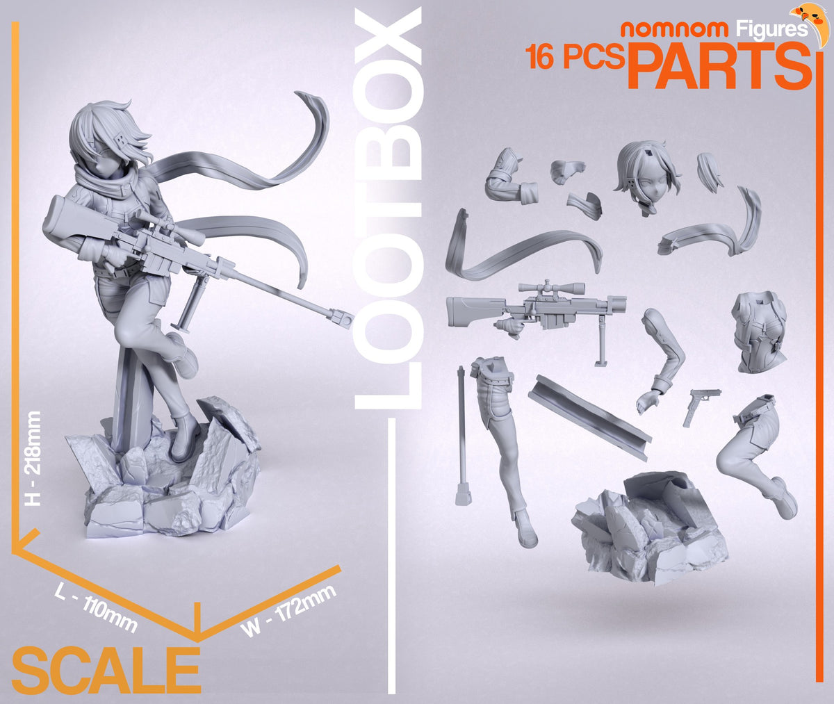 Sinon resin figure