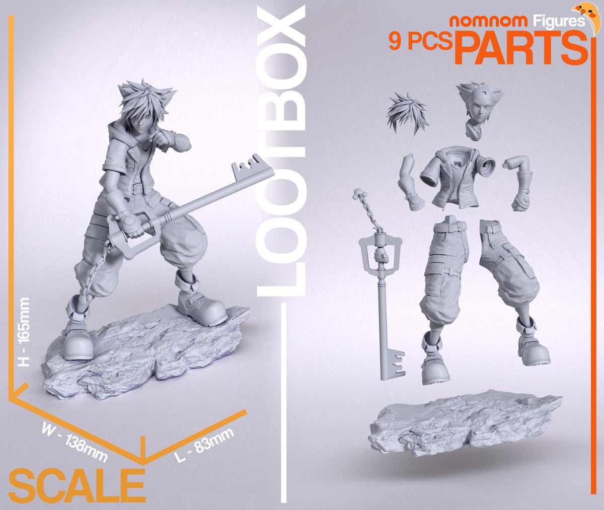 Sora resin figure