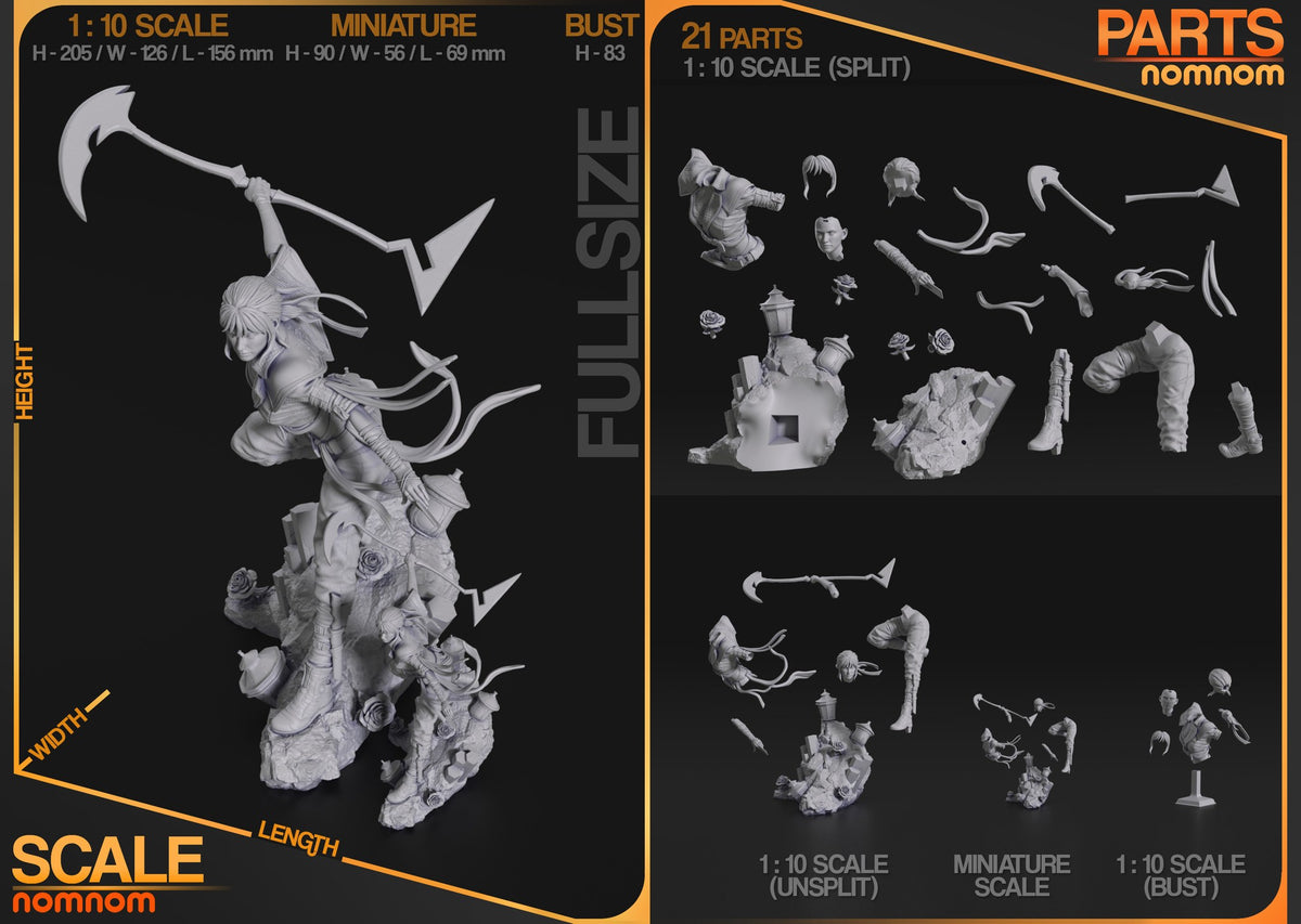 Sciel resin figure