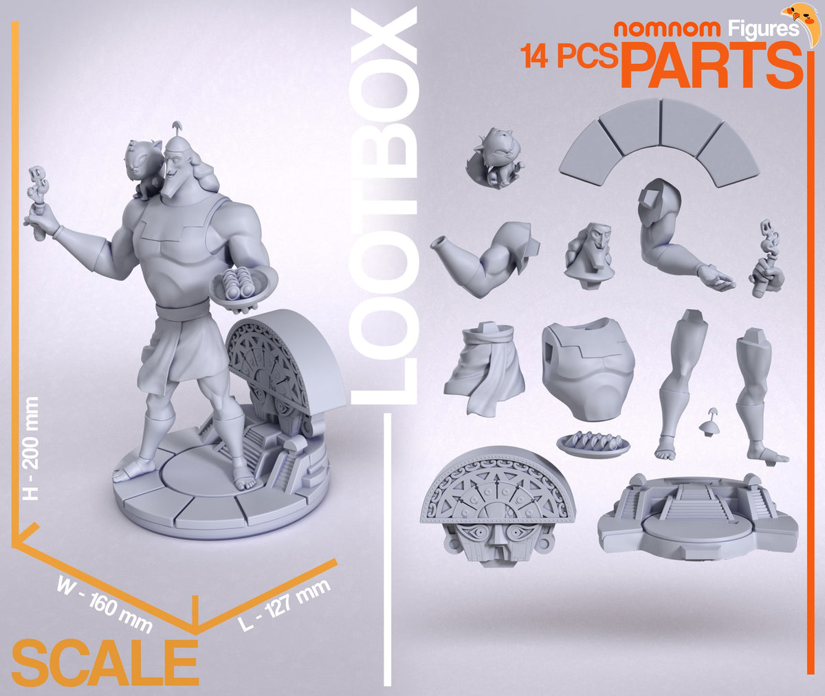 Kronk resin figure