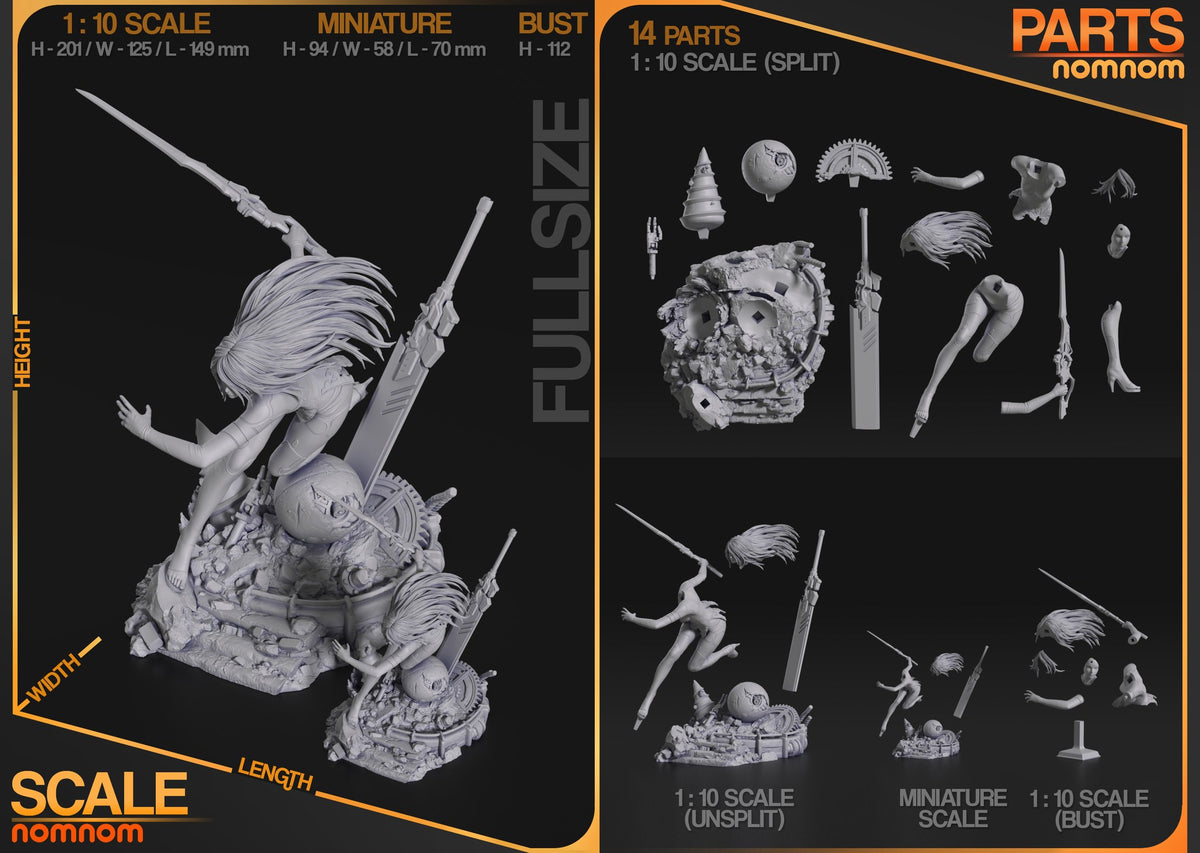 A2 resin figure