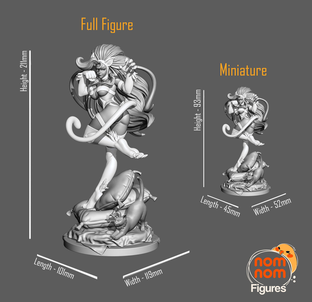 Felicia resin figure