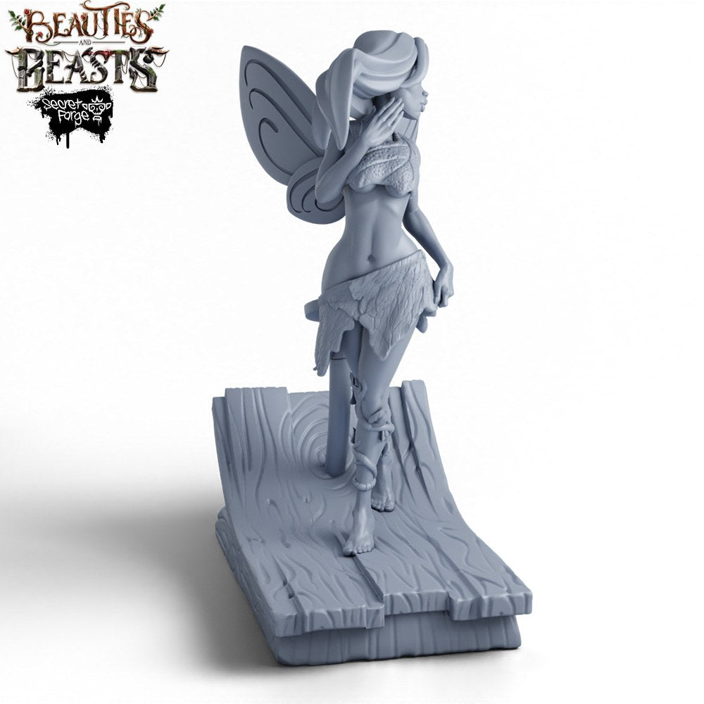 Caught in a Flutter resin figure