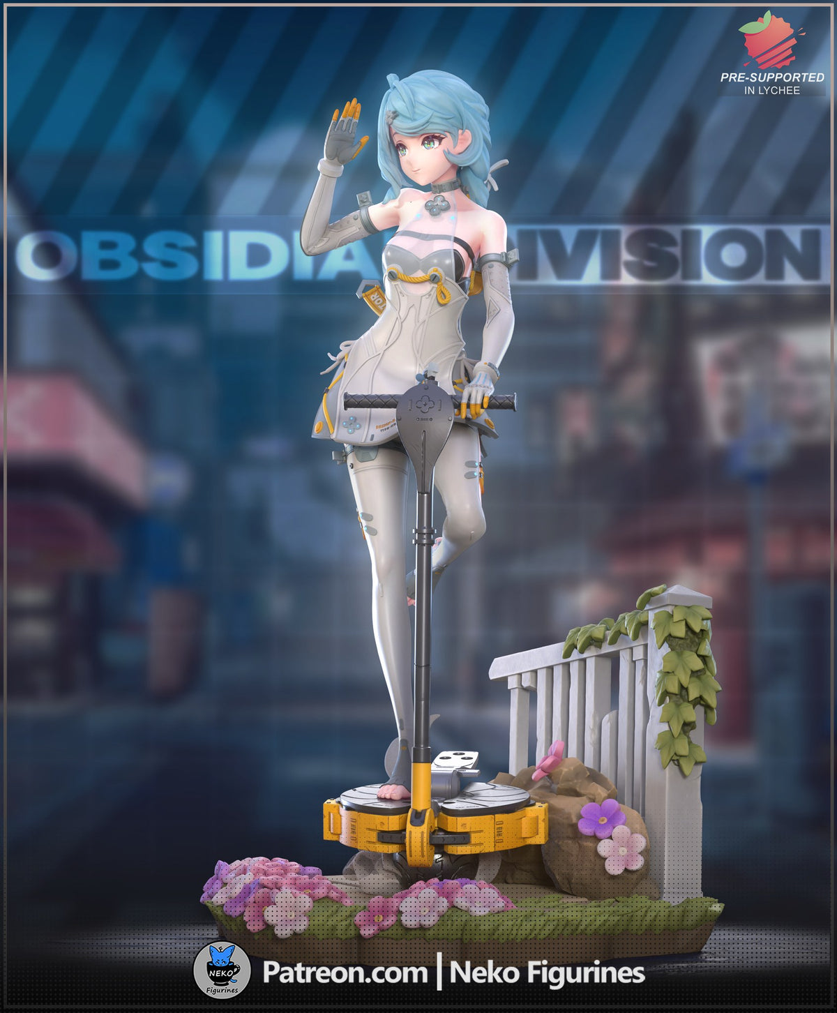 Seed Jr resin figure