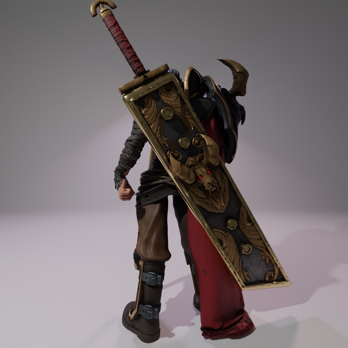 LION SWORDMASTER resin figure