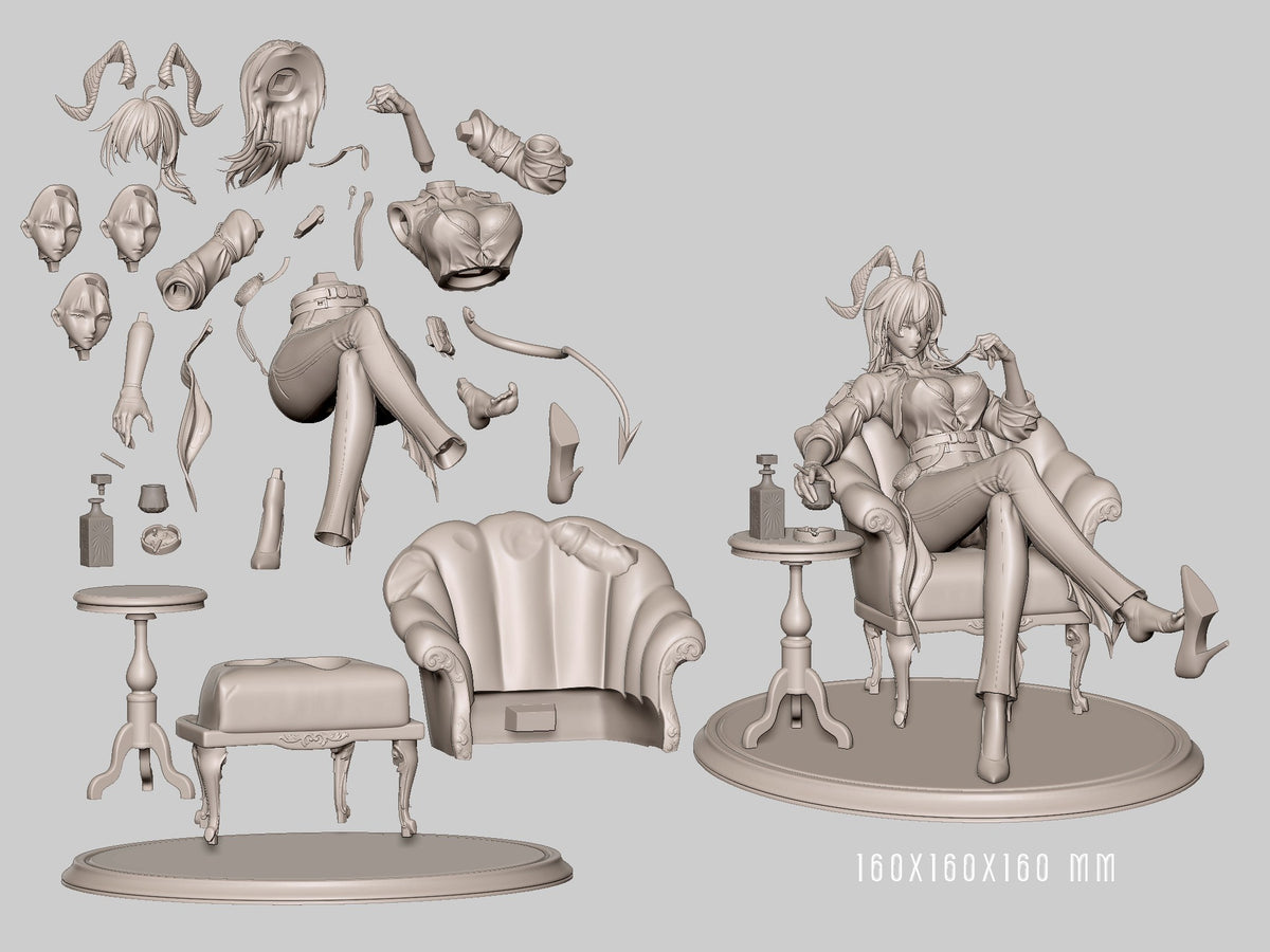 Zani resin figure