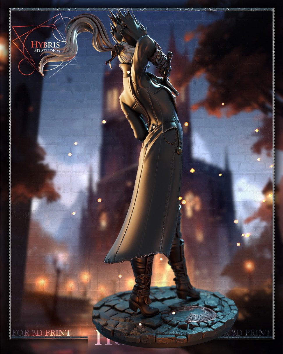 Female Hunter resin figure