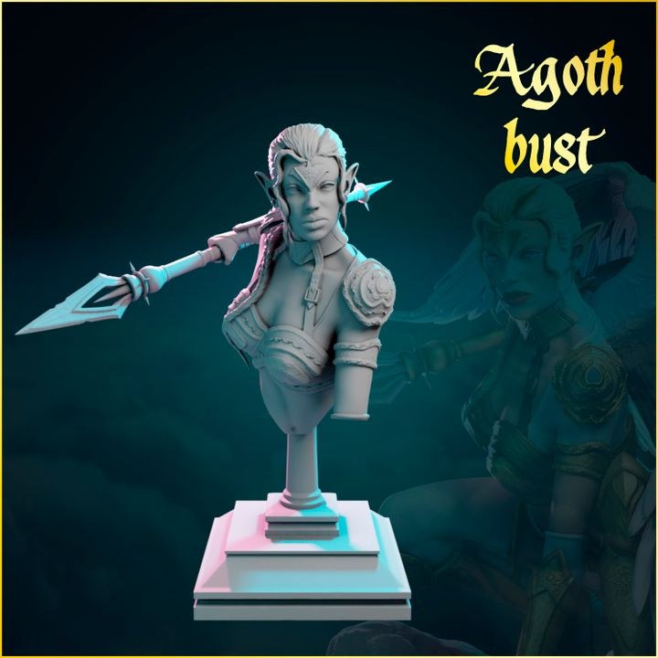Agoth resin figure