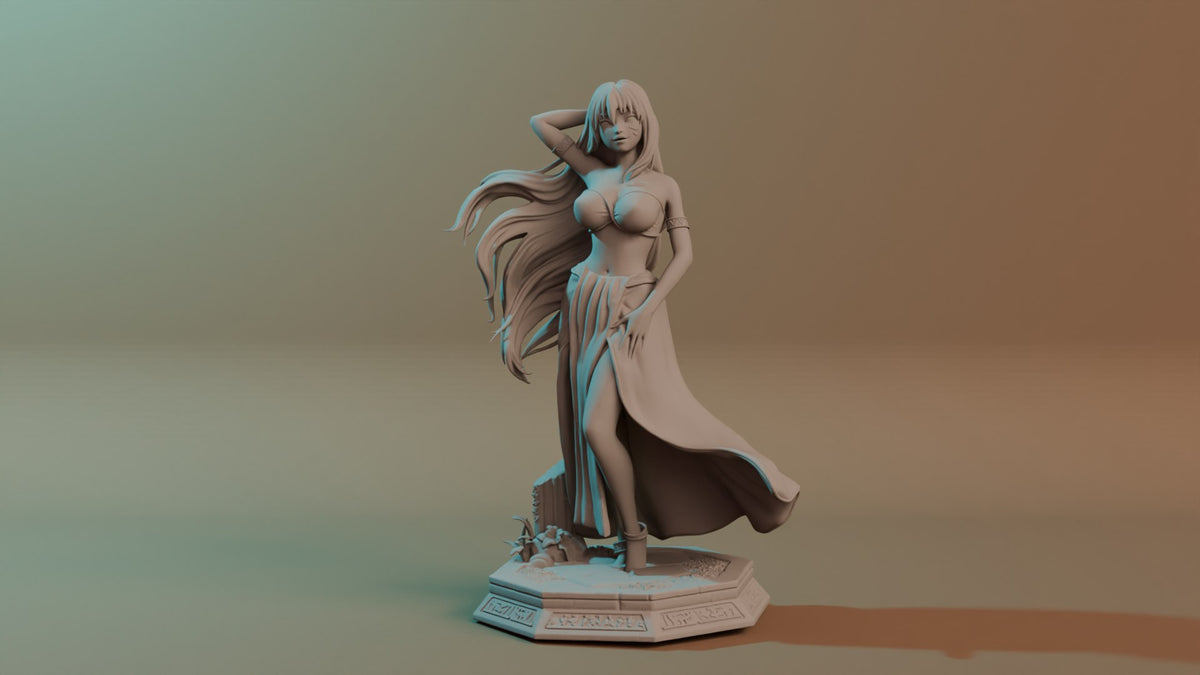 Moonlit Blue resin figure