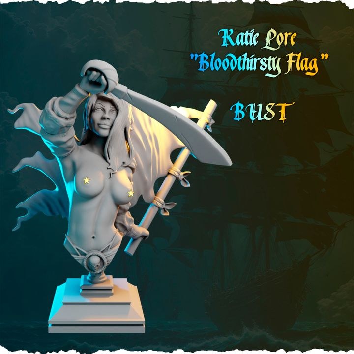 Katie Lore resin figure