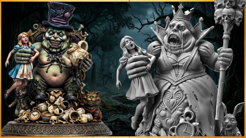 Alice's Nightmare resin figure