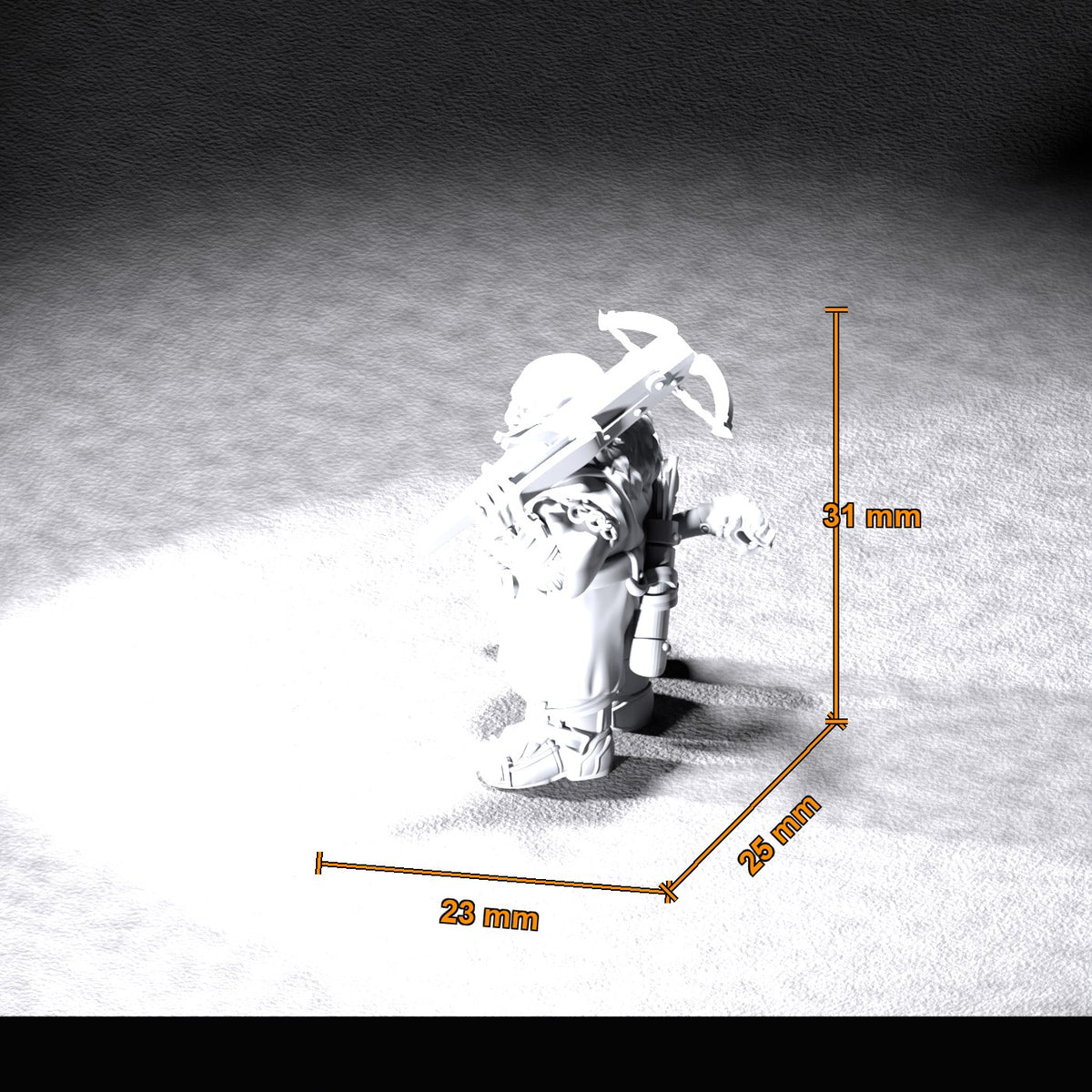 Ranger Dwarf resin figure