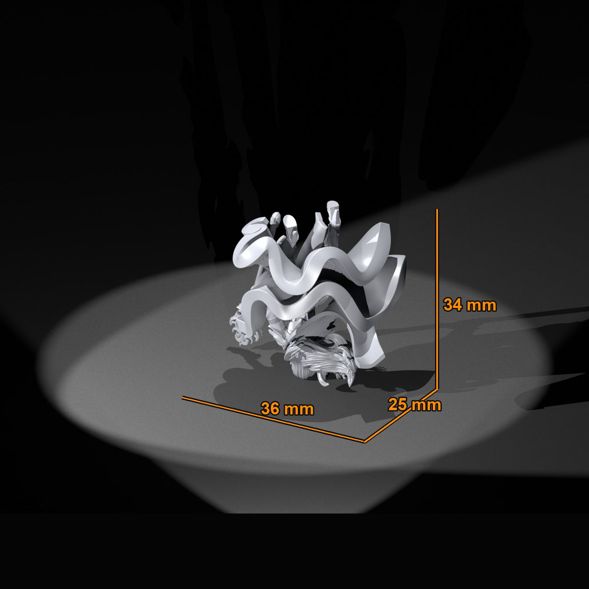 Saphire resin figure