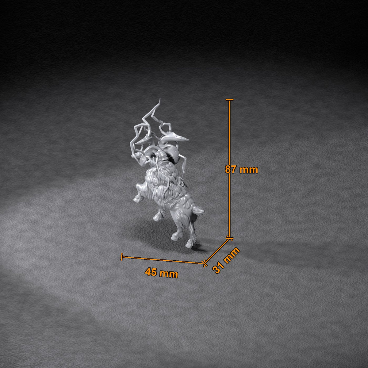 Thunderous Ram resin figure