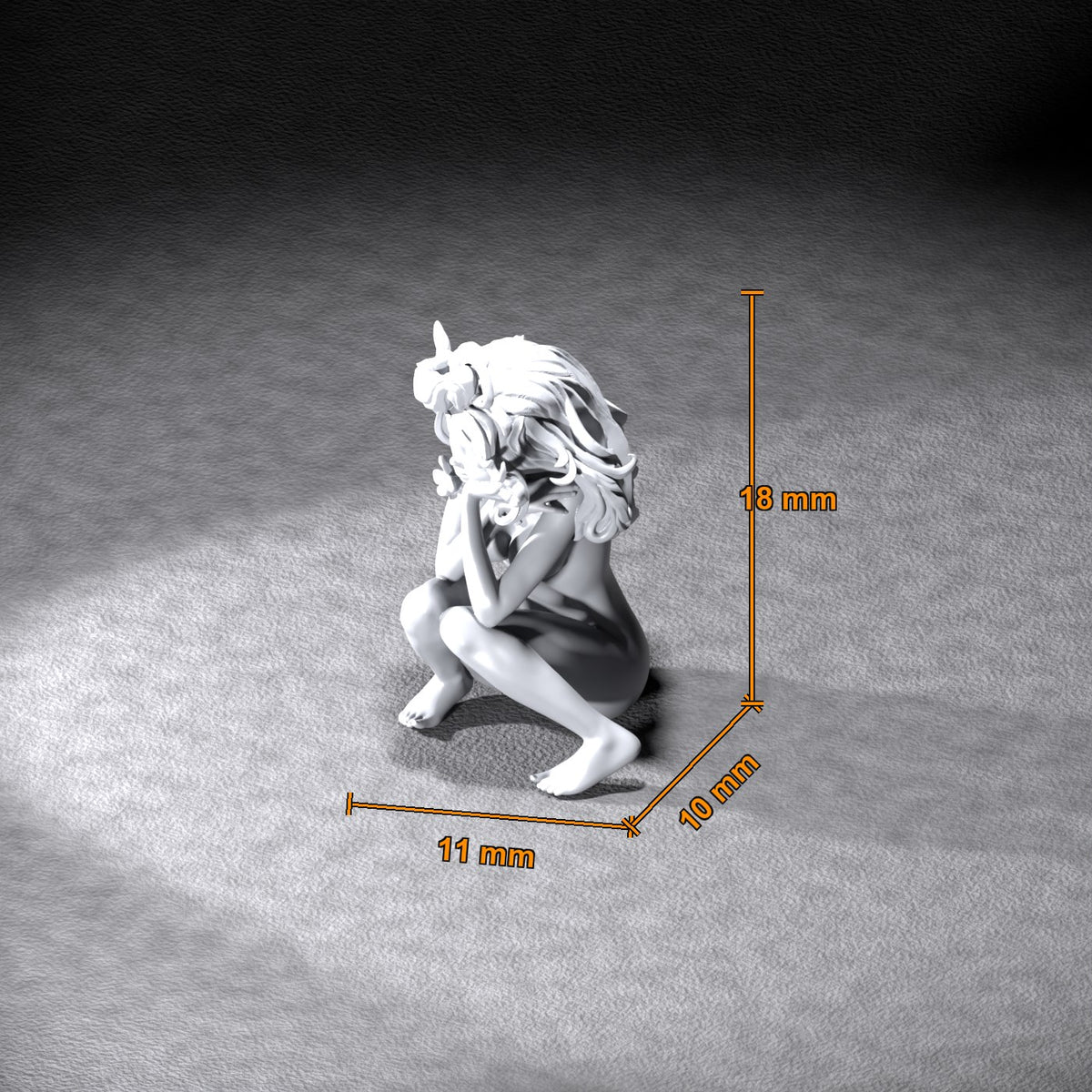 Iriel resin figure