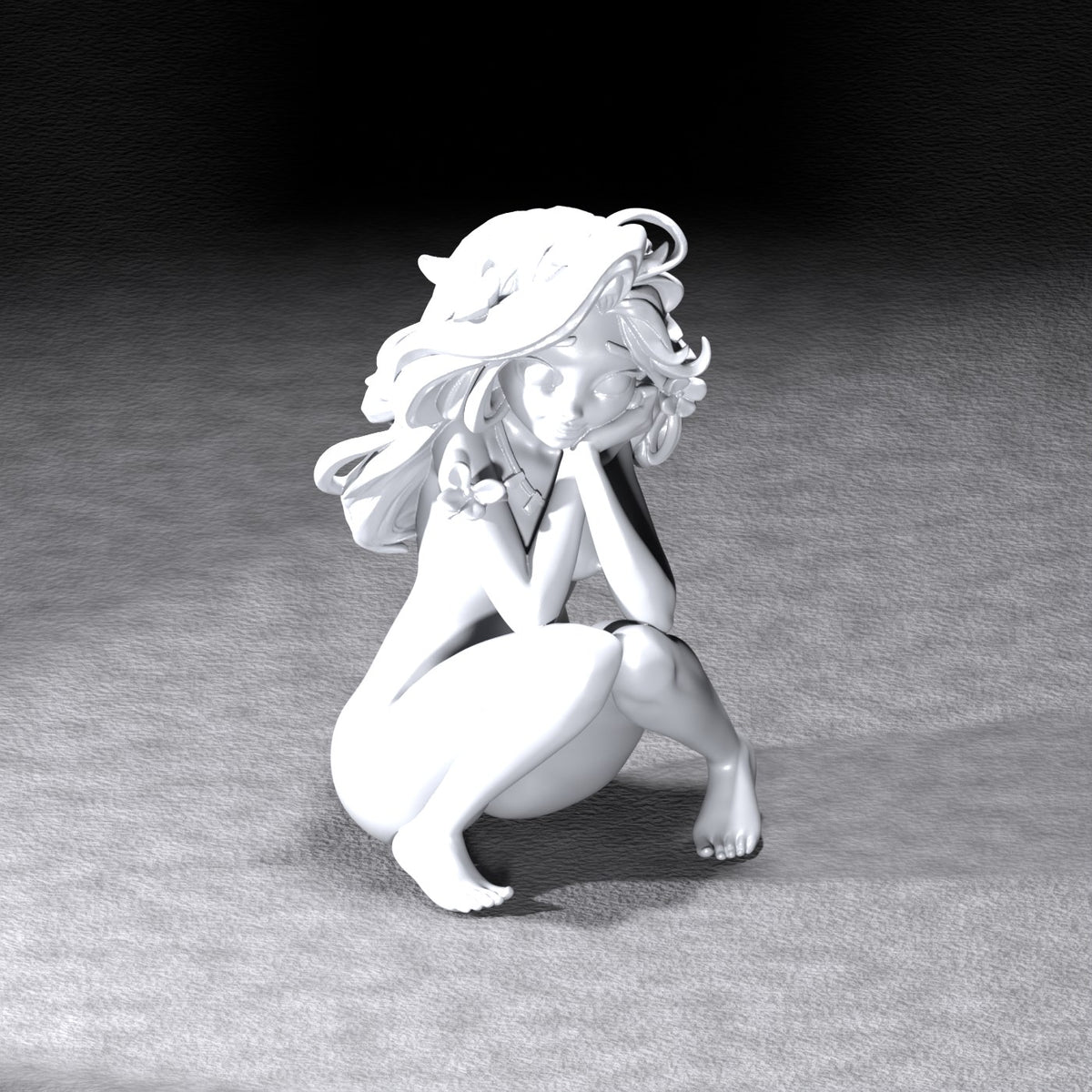 Iriel resin figure