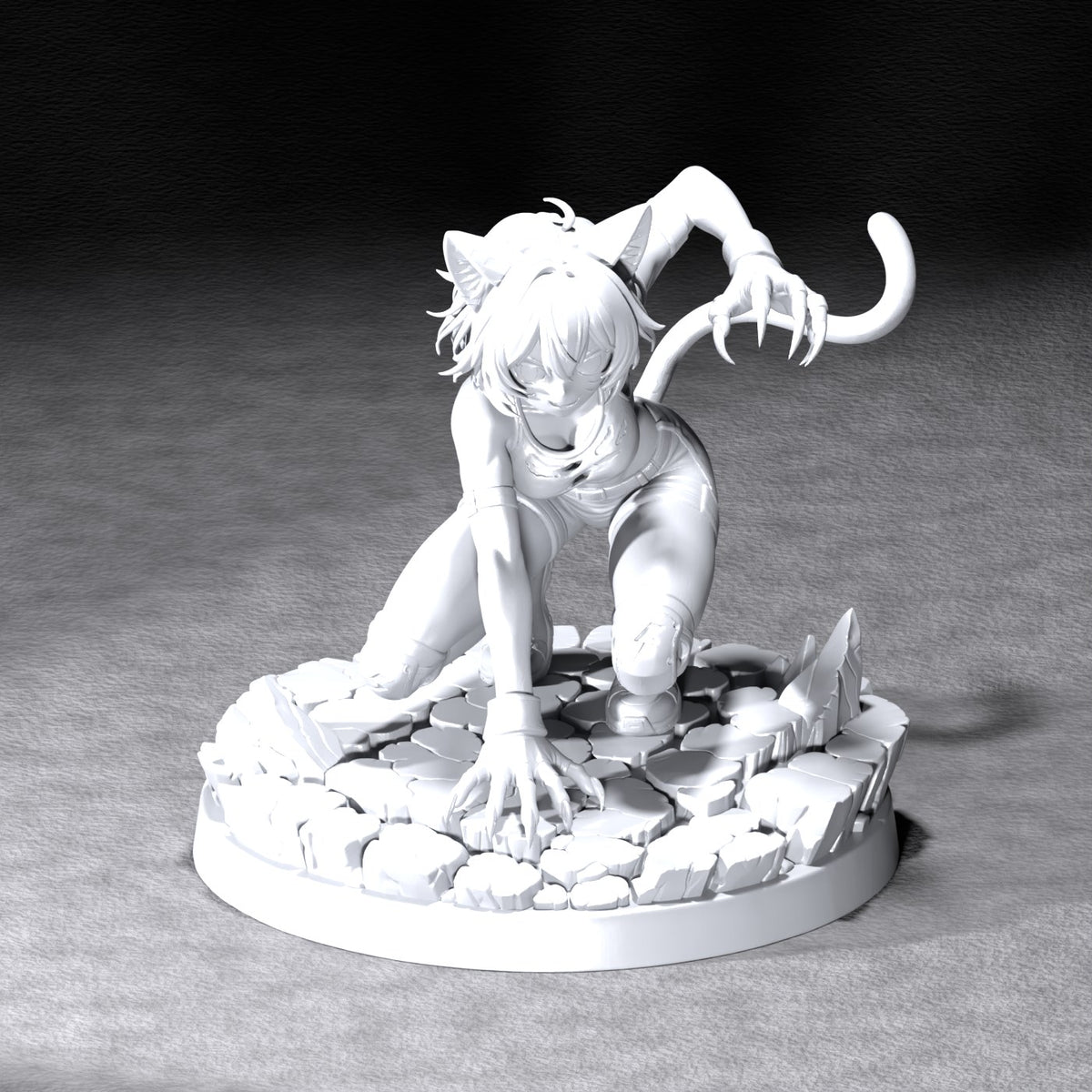 Mina resin figure