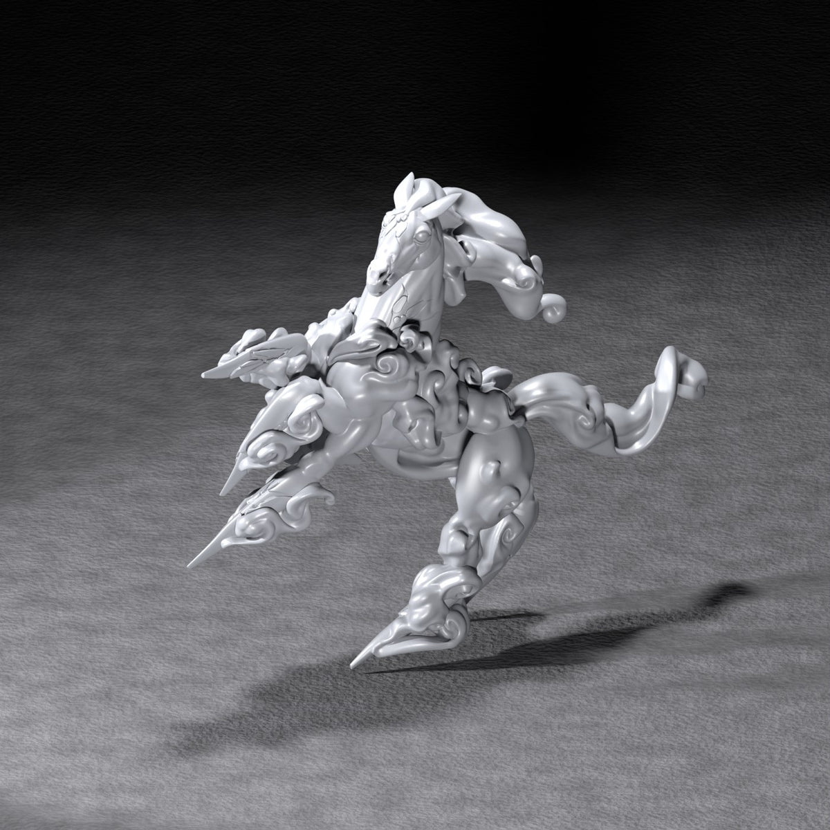 Windstallion resin figure